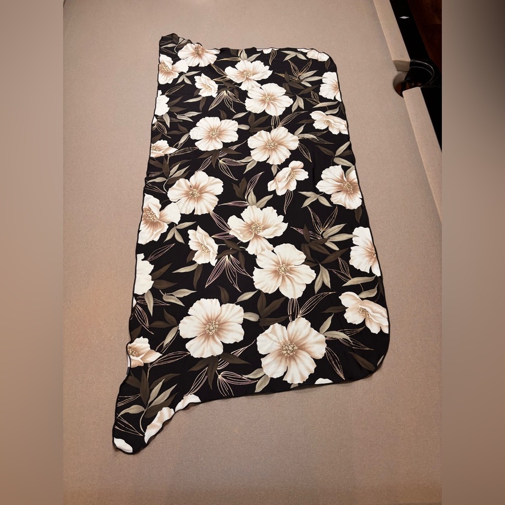 Longitude Floral Beach Wrap Skirt - Picture 9 of 14